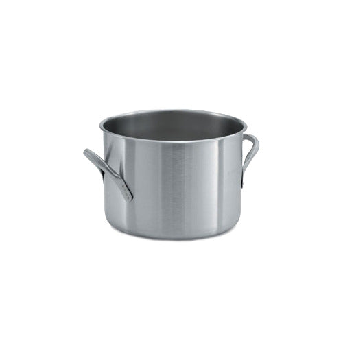 Vollrath 78610 Stock Pot, 20 Quart, Steel/Aluminum Clad Bottom, 12-1/4" Dia., 11" H, No Cover