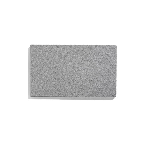 Vollrath 8240024 Miramar Template, Blank, Gray Granite, 12" x 20", Thermoset Resin