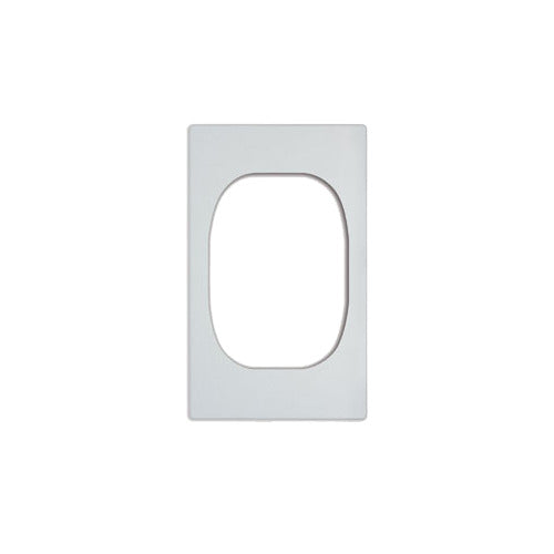 Vollrath 8242720 Miramar Template, White Stone Resin, 21-1/8" x 12-3/4", 1 French Oven Cutout