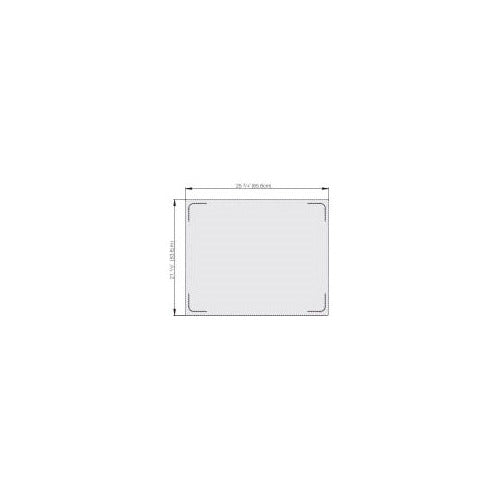 Vollrath 8250014 Miramar Double Well Template, Stainless Steel, 21-1/8" x 25-3/4" NSF, Hot/Cold