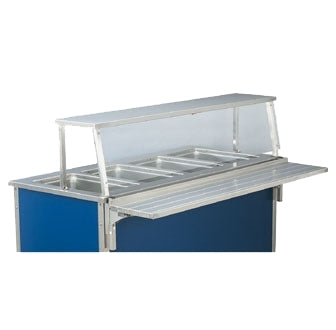Vollrath 9861103 46" Cafeteria Single Deck with Tempered Glass Front Panel