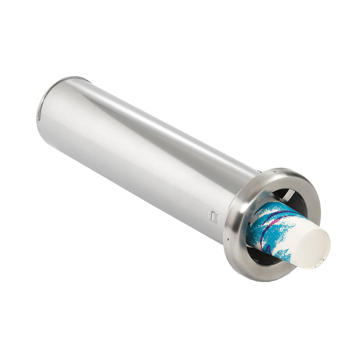 Vollrath CADJ-4 In-Counter Cup Dispenser, 4-1/2"-5-1/4" Diameter, Stainless Steel, NSF Certified