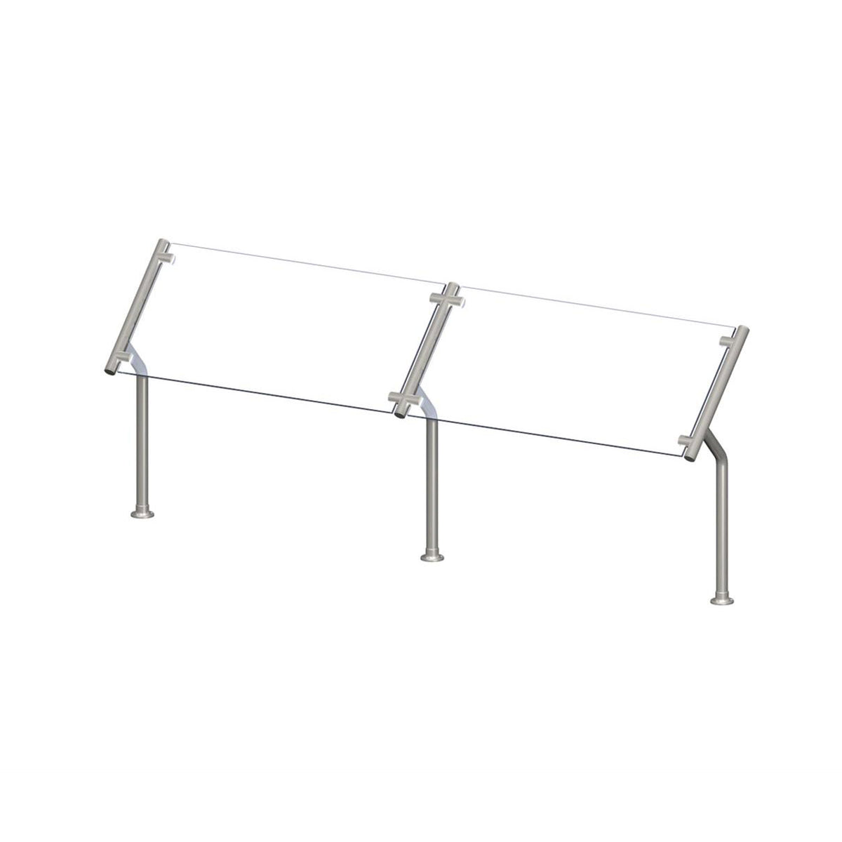 Vollrath CB98661 Contemporary Breath Guard, Single-Sided Buffet