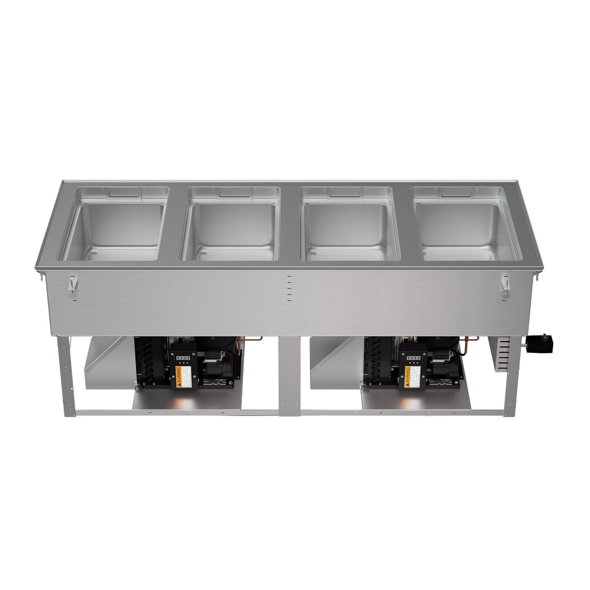 Vollrath FC-HCF-04208-AD Hot/Cold/Frozen Food Well Unit, Drop-In, Auto-Drain