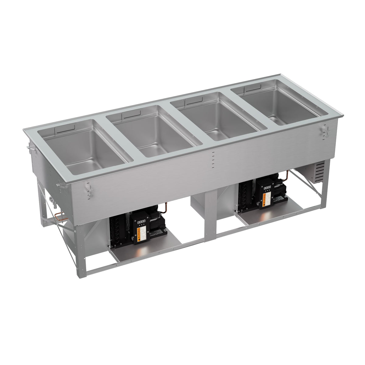 Vollrath FC-HCF-04208-AD Hot/Cold/Frozen Food Well Unit, Drop-In, Auto-Drain