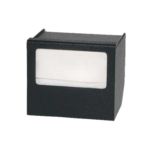 Vollrath MN-1 Napkin Dispenser, 6"H x 7-1/8"W x 6-1/4"D, Black ABS, Counter, 3" x 6" Napkins