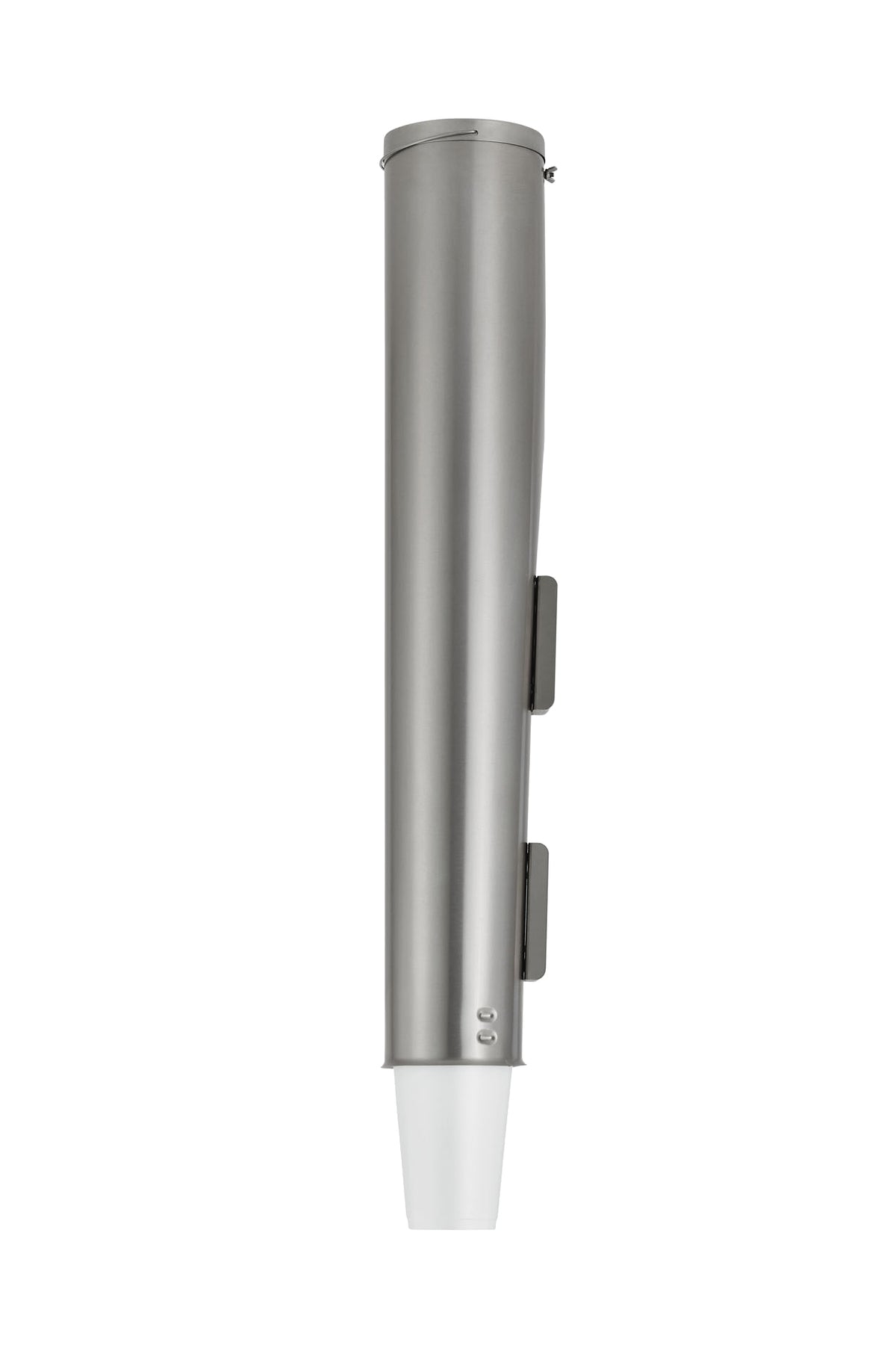 Vollrath PLC-2 Gravity Cup Dispenser, 25-3/4"W x 3-3/4"D, Holds 1 Sleeve, Steel, Wall/Stand Mount