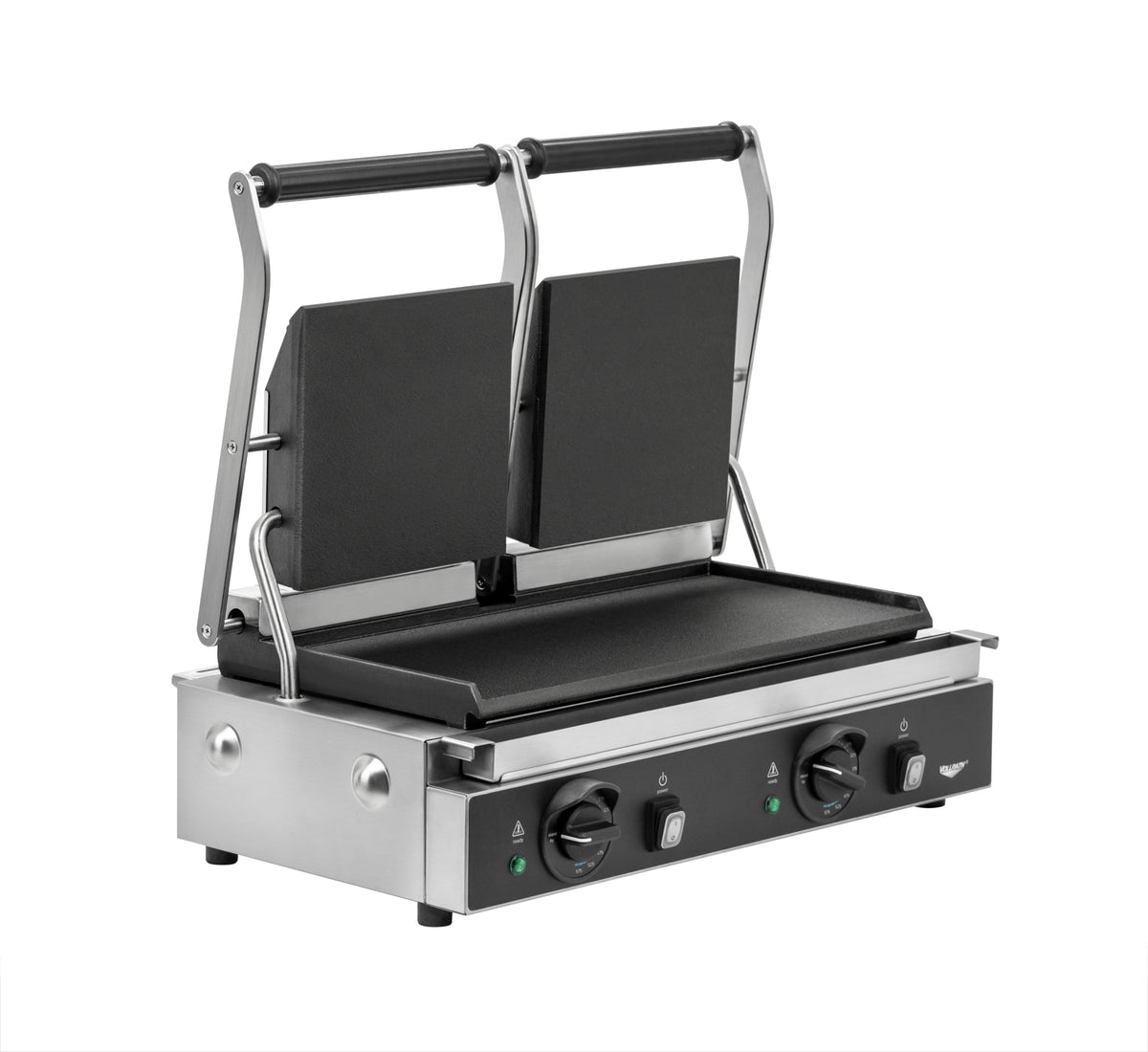 Vollrath PSG4-DF208240 Double Cast Iron Panini Sandwich Grill w/ Smooth Plates, 208/240V