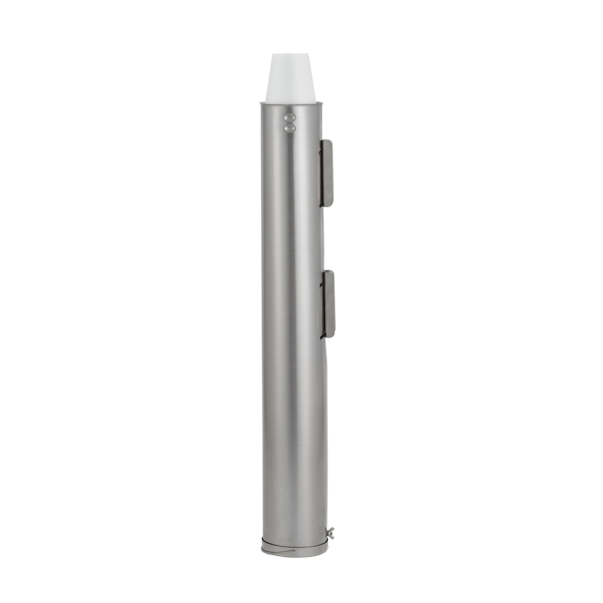 Vollrath SLC-3 Spring Loaded Cup Dispenser, 25.9"W x 4.4"D, Stainless, Wall Mount, 3-1/2"-4-1/8" Cups