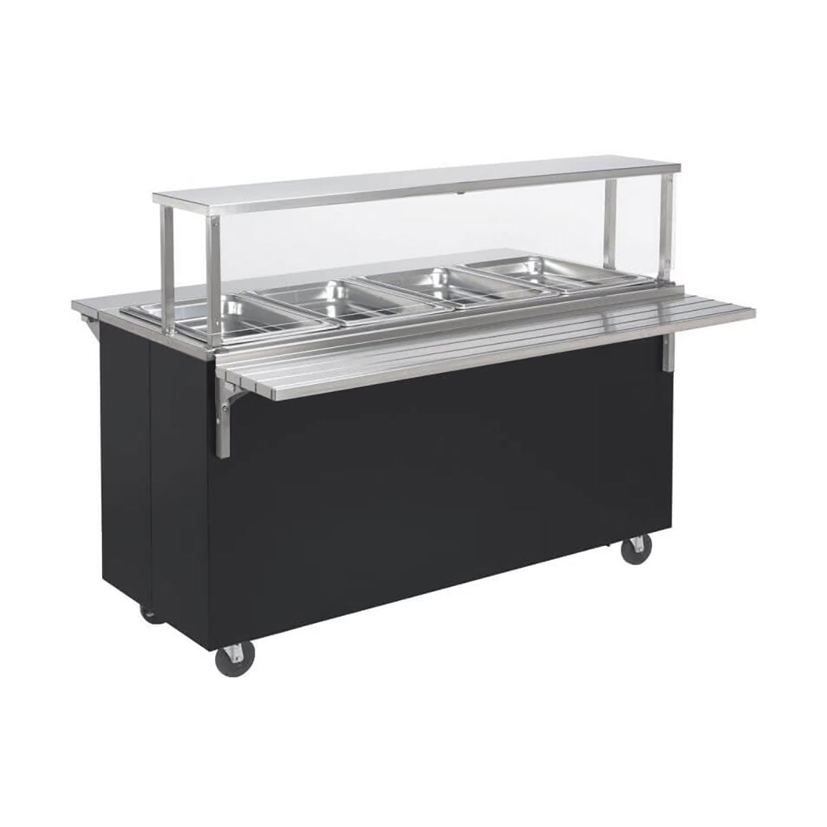 Vollrath T39711 60" 2-Series Affordable Portable (4) Sealed Well Hot Food Station Deluxe
