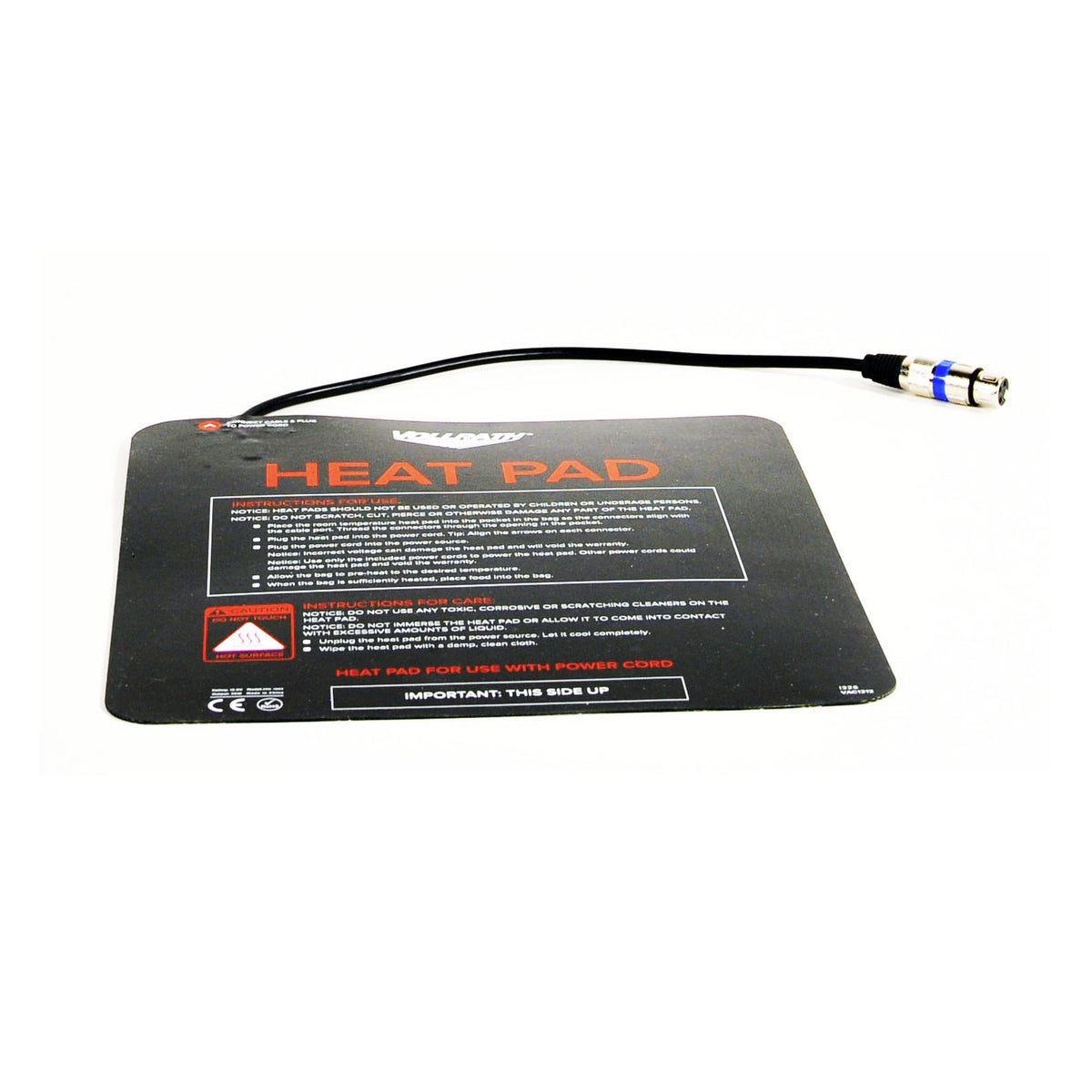 Vollrath VAC1212 Heat Pad, 12" X 12", For Food Delivery Bags