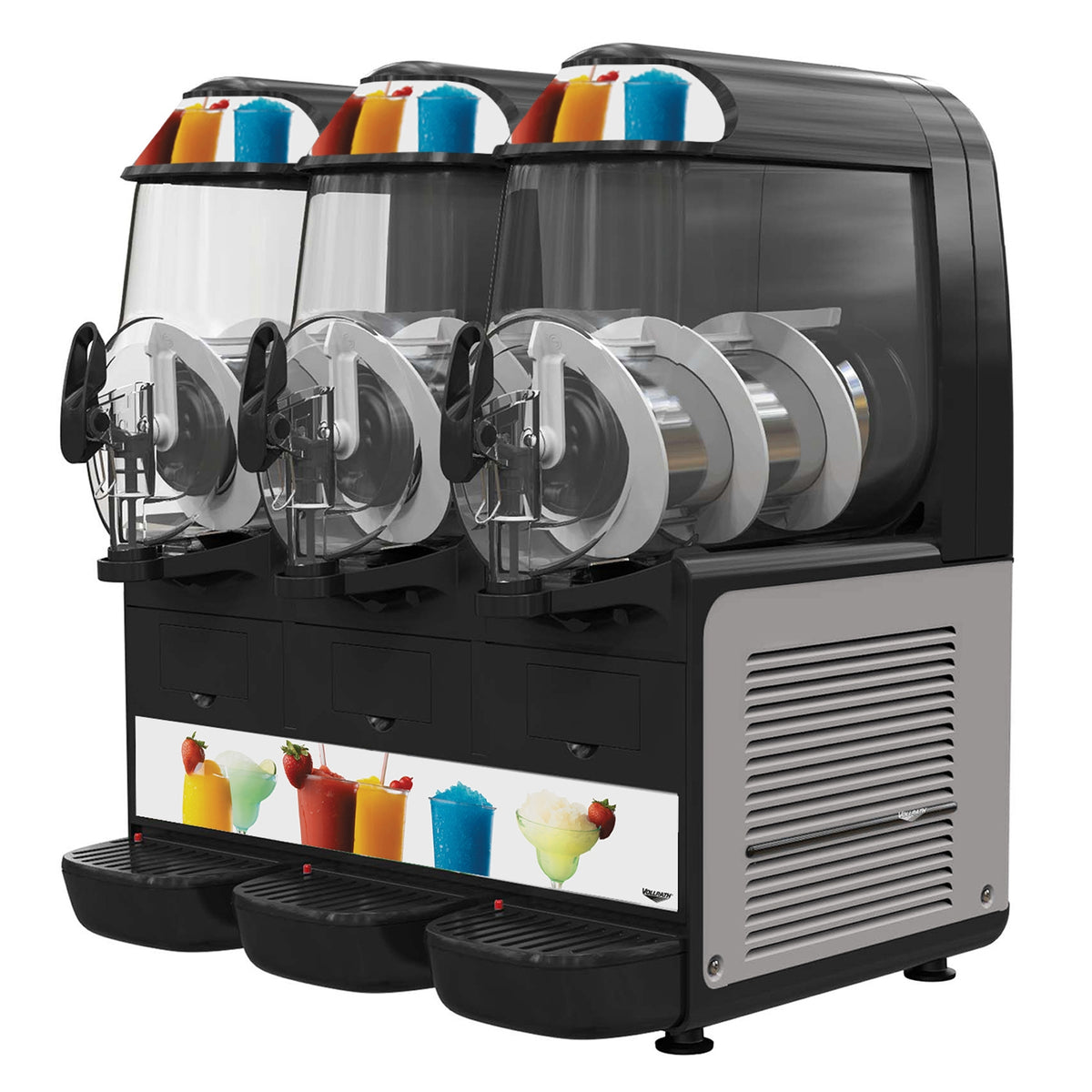 Vollrath VCBF168-37-AF Bowl Type Frozen Beverage Granita Machine w/2.6 gal -120V- Triple/ Autofill