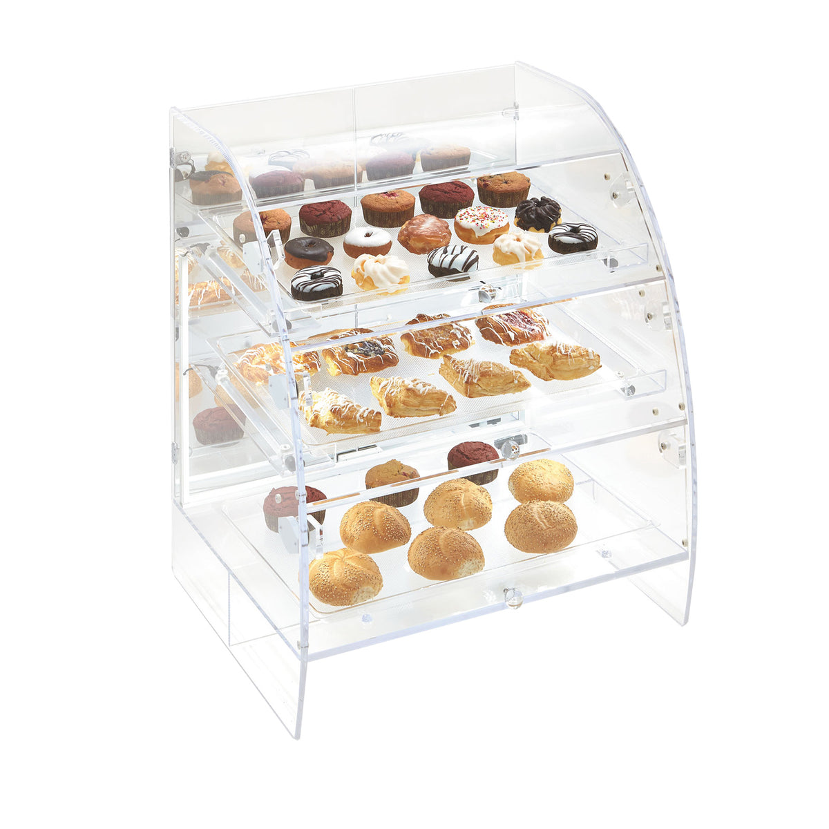 Vollrath XLBC3P-1826-13 Extra Large Display Case, Countertop, 3-Tier