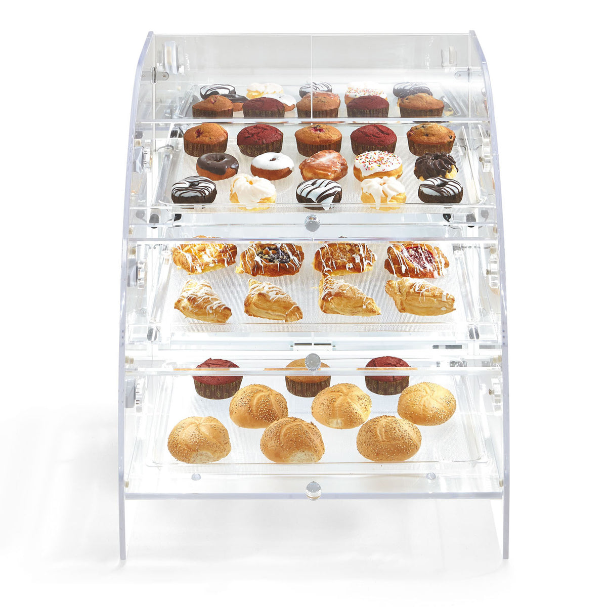Vollrath XLBC3R-1826-13 Extra Large Display Case, Countertop, 3-Tier