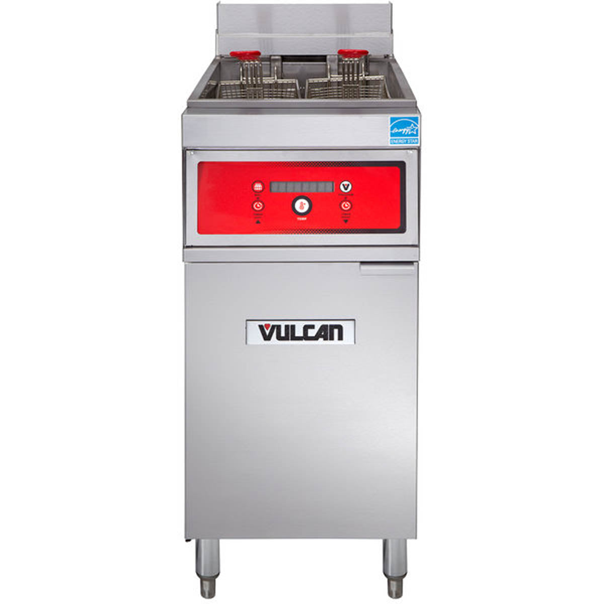 Vulcan 1ER50D 15.5-Inch 50-lb Commercial Electric Fryer — Digital Controls