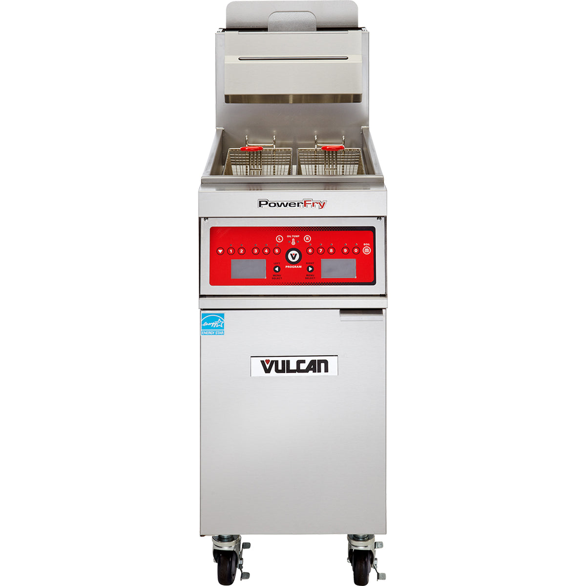 Vulcan 1TR45C 15.5-Inch 45-50-lb Commercial Gas Fryer — Computer Controls, Ng Or Lp