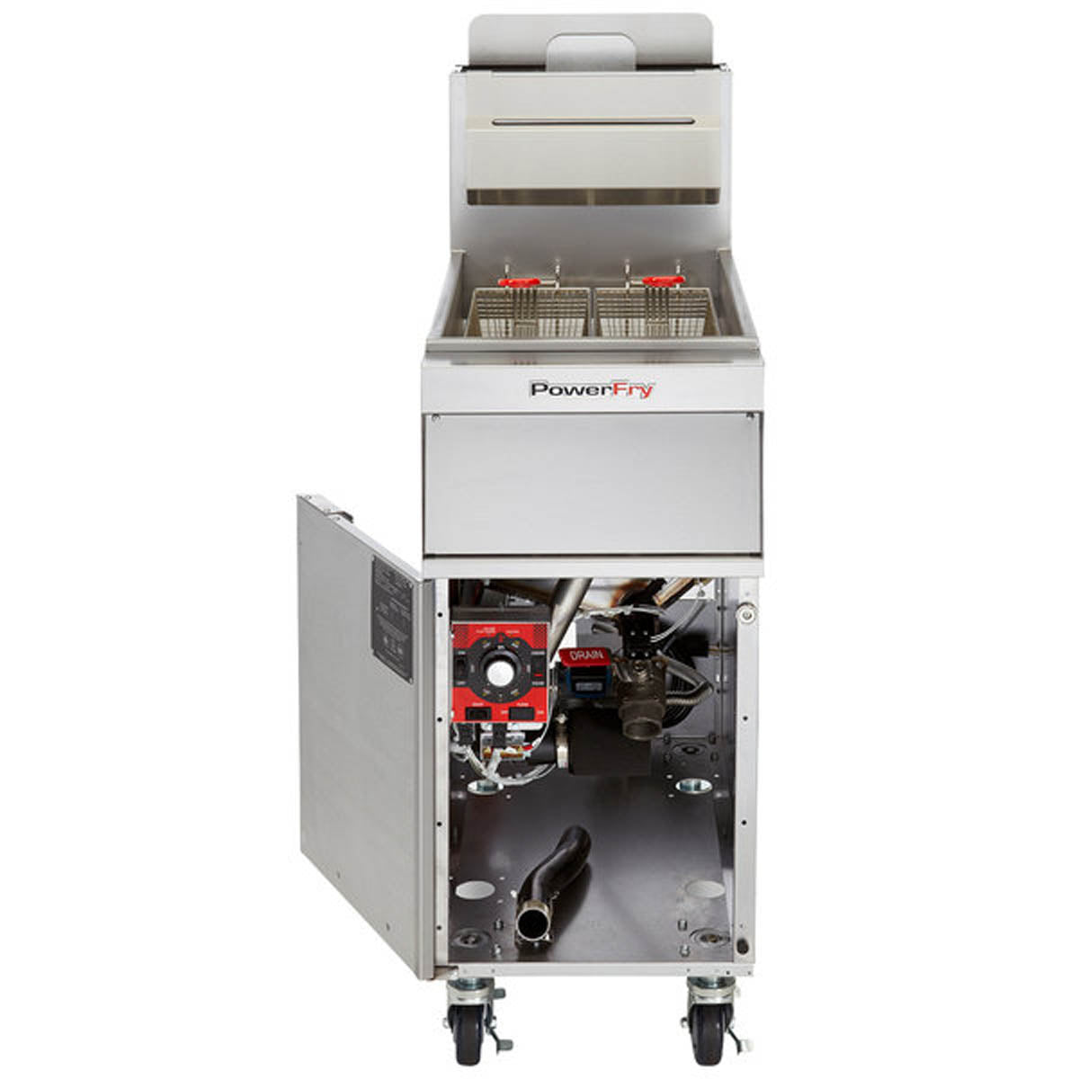 Vulcan 1VK45A 15.5-Inch 45-50-lb Commercial Gas Fryer — Solid State Controls, Ng Or Lp