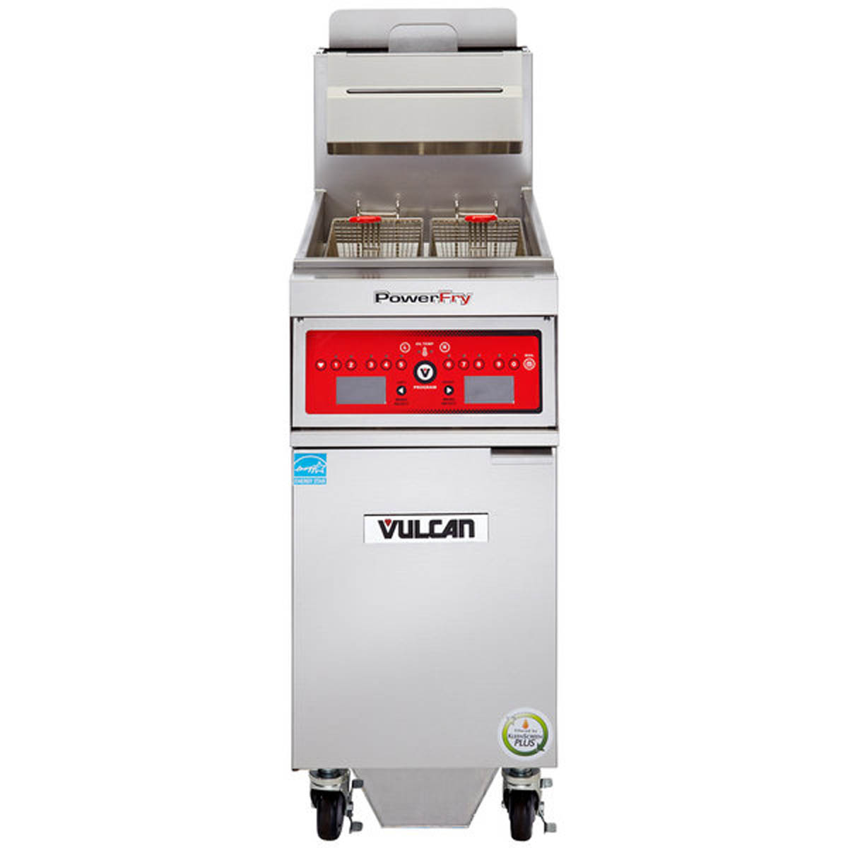 Vulcan 1VK45CF 15.5-Inch 45-50-lb Commercial Gas Fryer — Computer Controls, Ng Or Lp