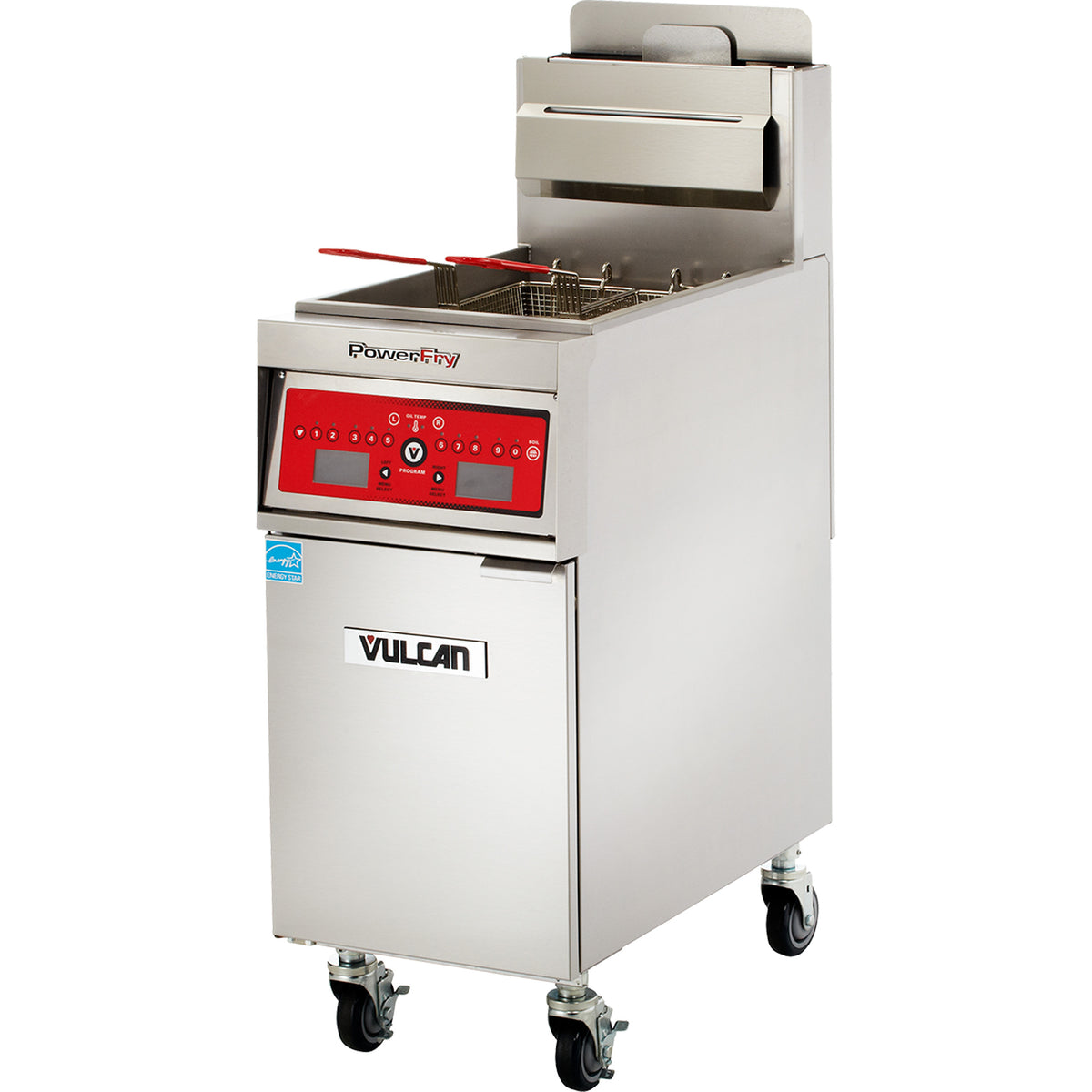 Vulcan 1VK65CF 21-Inch 65-70-lb Commercial Gas Fryer — Computer Controls, Ng Or Lp