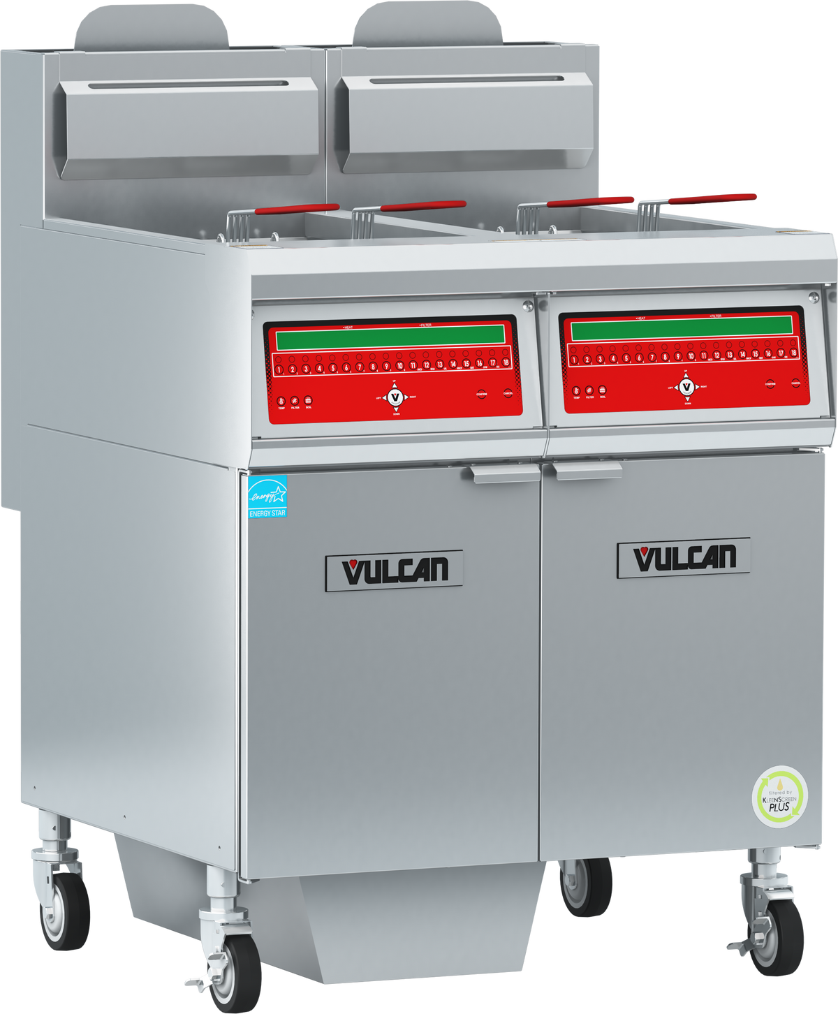 Vulcan 2VHG50CF 31.25-Inch Commercial Gas Fryer — Computer Controls