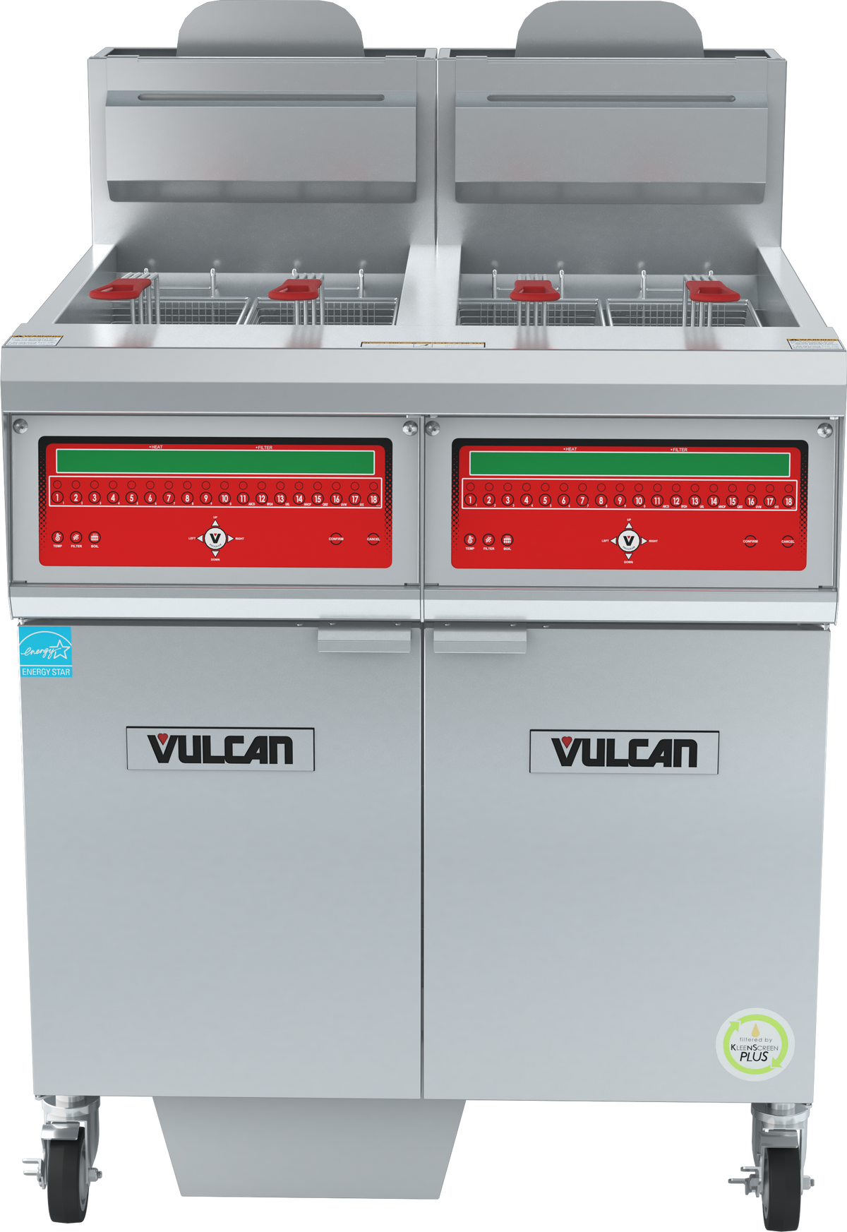 Vulcan 2VHG50CF 31.25-Inch Commercial Gas Fryer — Computer Controls