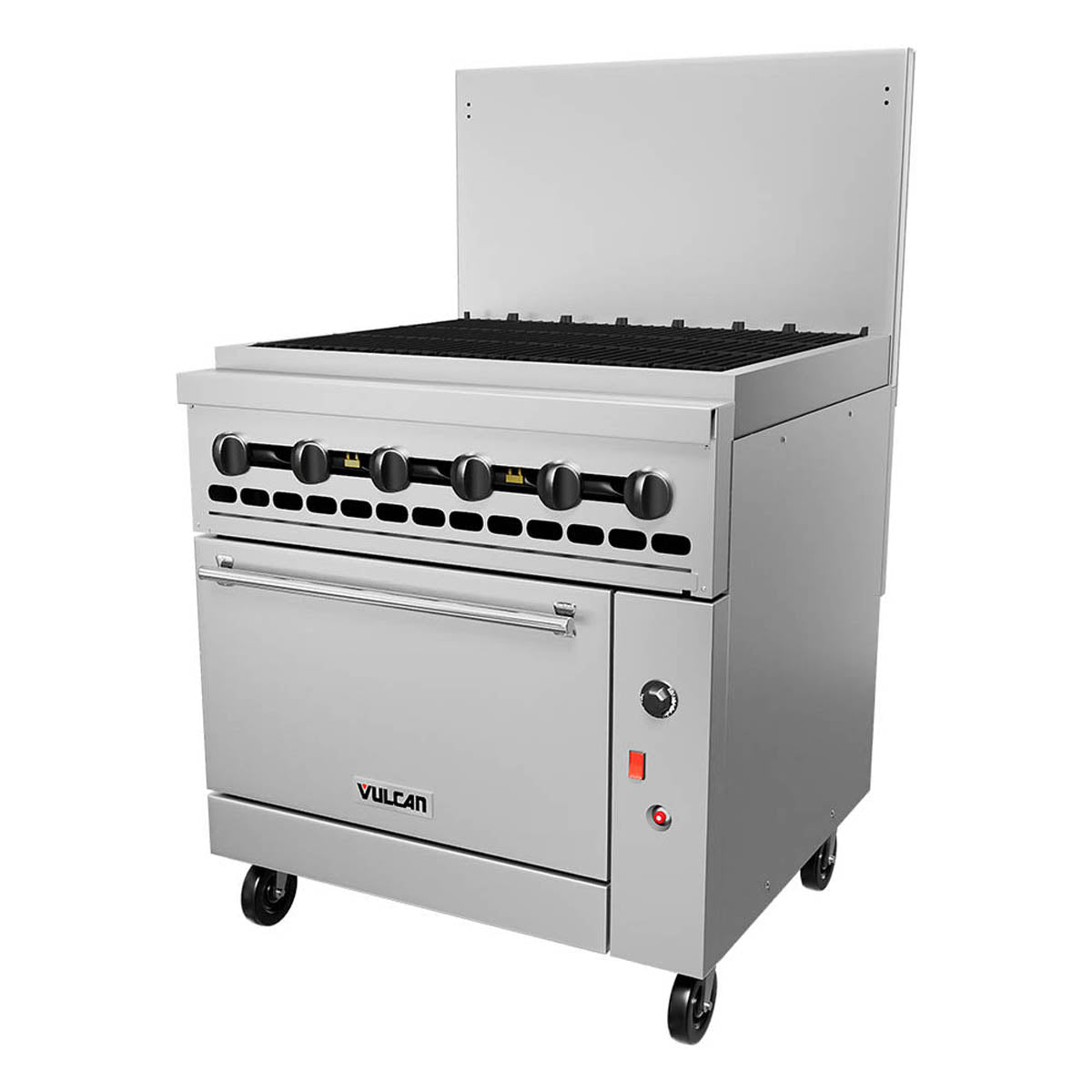 Vulcan 36R-36CBP 36.07-Inch Commercial Gas Range — Manual Control, Liquid Propane