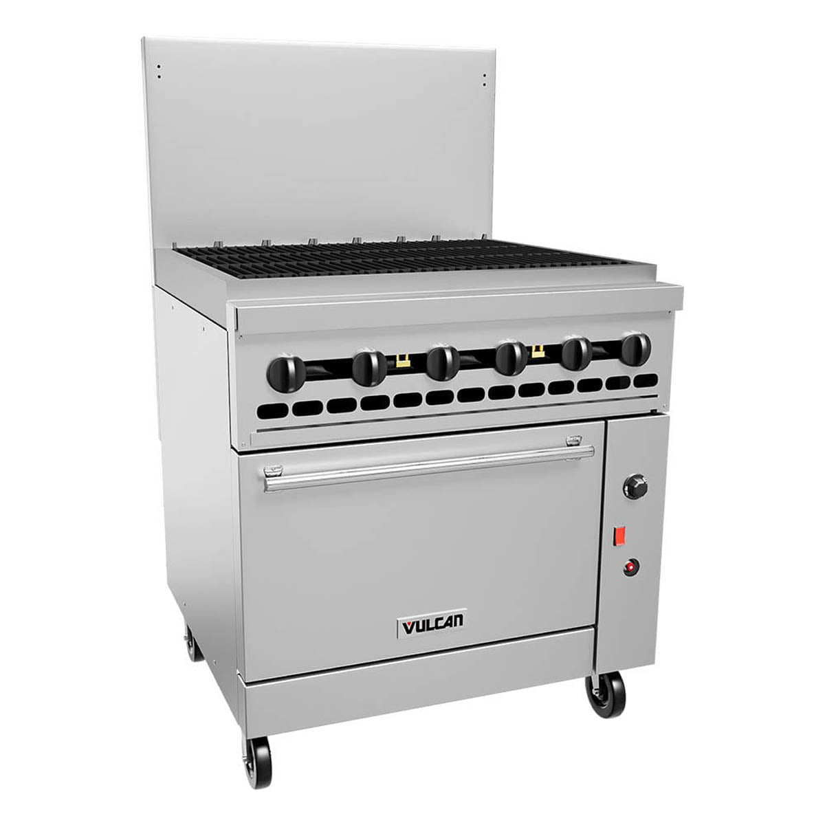 Vulcan 36R-36CBP 36.07-Inch Commercial Gas Range — Manual Control, Liquid Propane