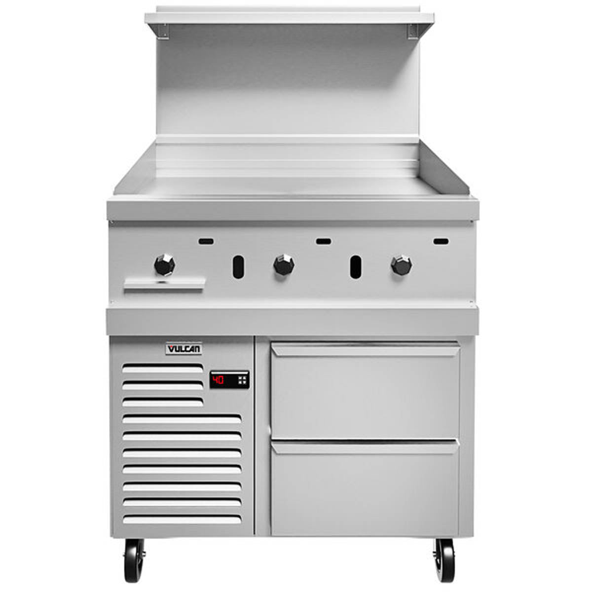 Vulcan 36R-36GT 36-Inch Commercial Gas Range — Thermostatic Control