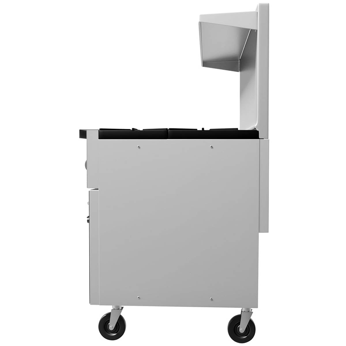 Vulcan 48C-8B 48-Inch Commercial Gas Range — 4 Burners, Convection Oven, Manual Control