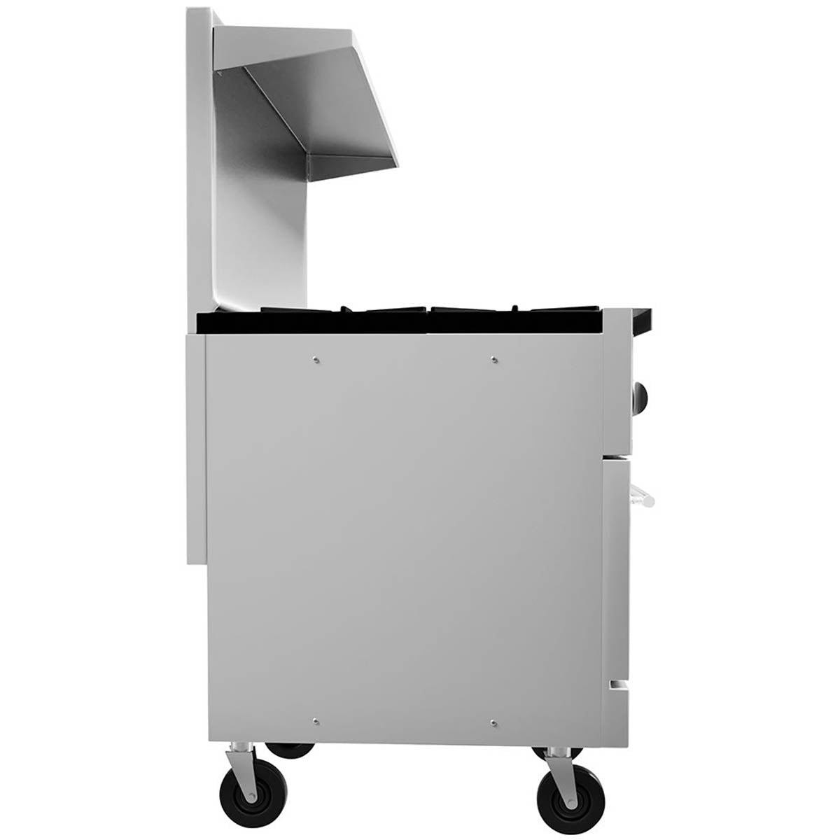 Vulcan 48SS-8B 48-Inch Commercial Gas Range — 8 Burners, Standard Oven, Manual Control