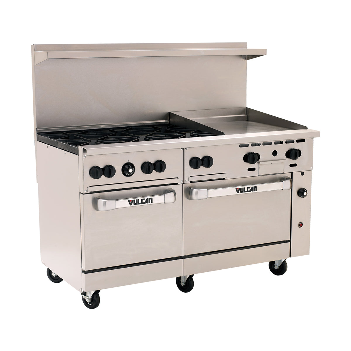 Vulcan 60SS-6B24GN 60-Inch Commercial Gas Range — Manual Control