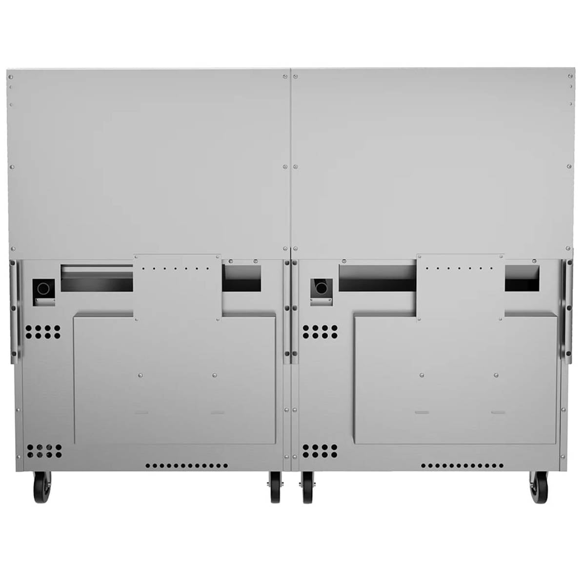 Vulcan 72CC-8B24G 72-Inch Commercial Gas Range — 8 Burners, Convection Oven, Manual Control