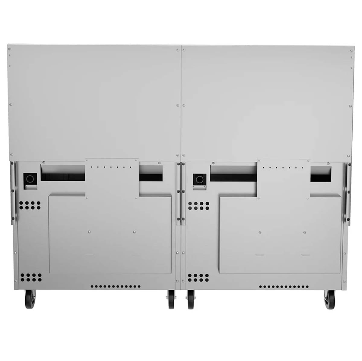 Vulcan 72SC-12B 72-Inch Commercial Gas Range — 12 Burners, Standard & Convection Oven, Manual Control
