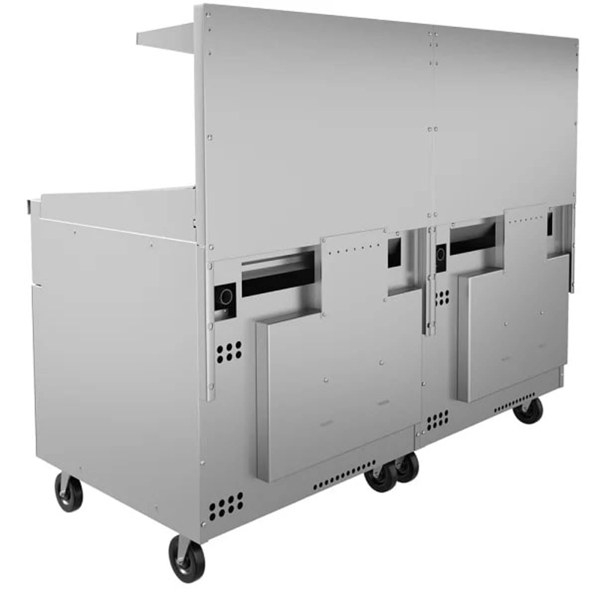 Vulcan 72SS-6B36GT 72-Inch Commercial Gas Range — 6 Burners, Standard Oven, Thermostatic Control