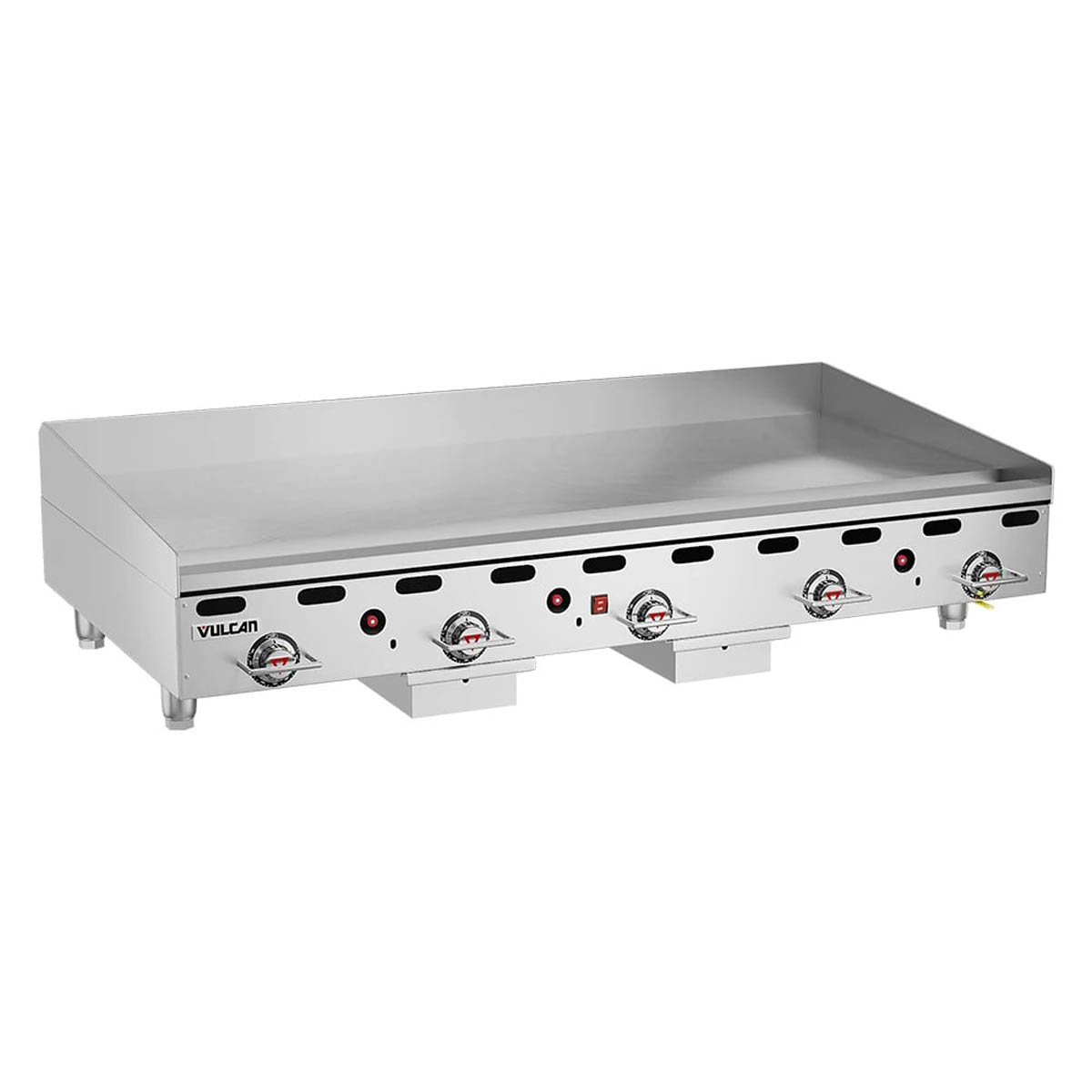 Vulcan 960RX-30 60-Inch Commercial Gas Griddle — 5 Burners, Snap-Action Thermostatic Controls