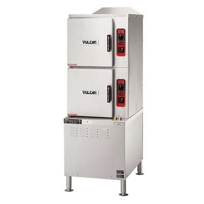 Vulcan C24ET6-PS Commercial Convection Steamer — Manual Controls