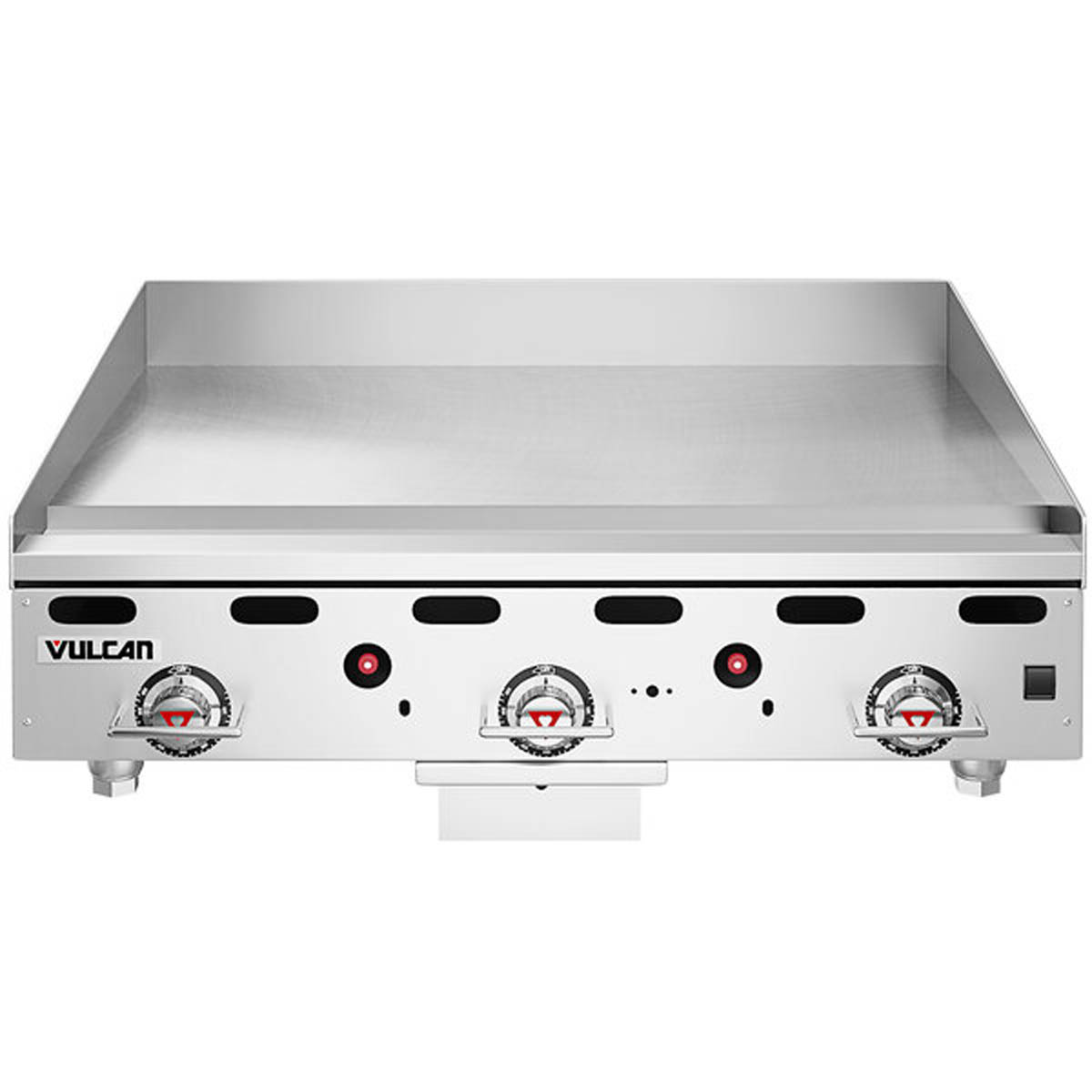 Vulcan MSA36-30 36-Inch Commercial Gas Griddle — 3 Burners, Snap-Action Thermostatic Controls