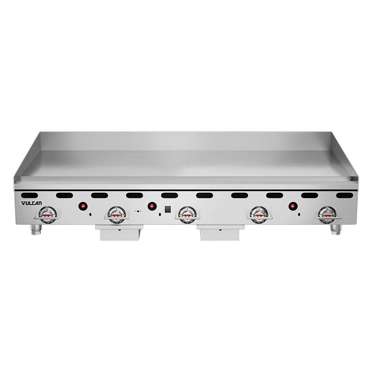 Vulcan MSA60-30 60-Inch Commercial Gas Griddle — 5 Burners, Snap-Action Thermostatic Controls