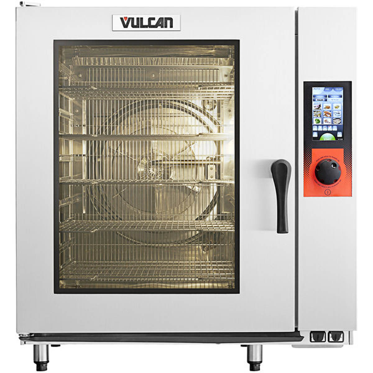 Vulcan TCM-102E-240 10-Pan Commercial Combi Oven — Touchscreen Controls, 240V