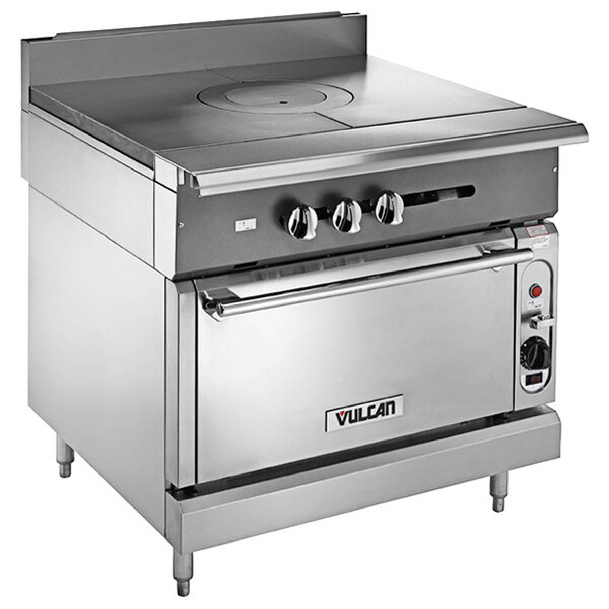 Vulcan V1FT36S 36-Inch Commercial Gas Range — Standard Oven, Manual Control