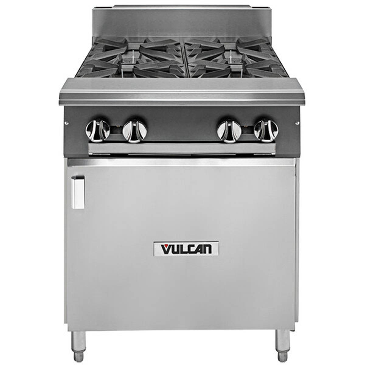Vulcan V4B24B 24-Inch Commercial Gas Range — 4 Burners, Manual Control