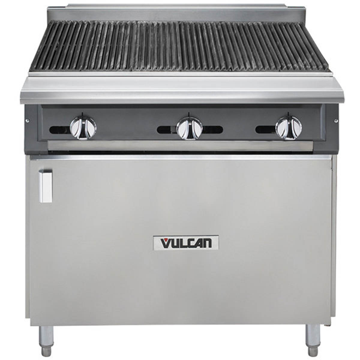 Vulcan VCBB36B 36-Inch Commercial Gas Range — Manual Control