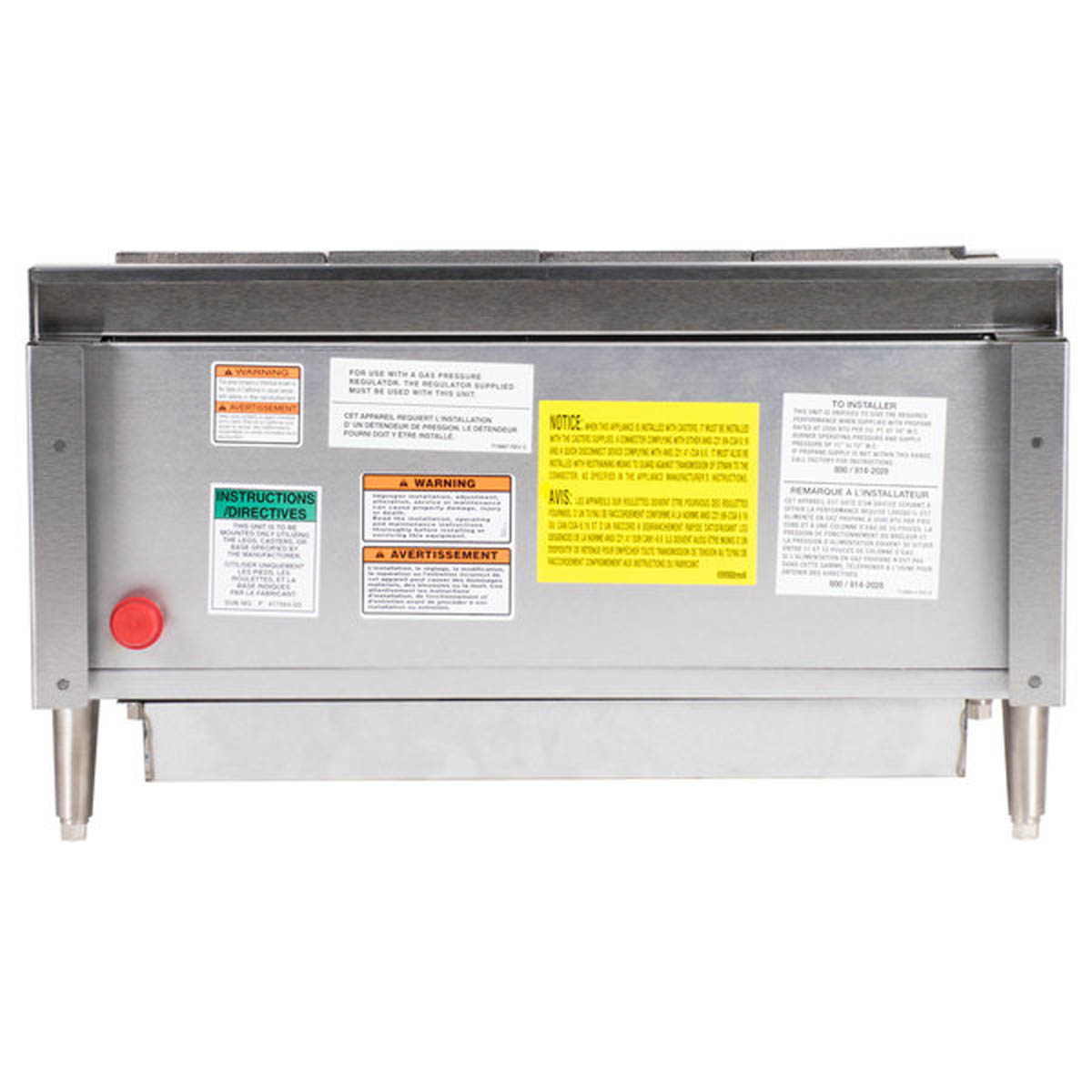 Vulcan VCCB25 25.25-Inch Commercial Gas Charbroiler — 4 Burners, Infinite Control