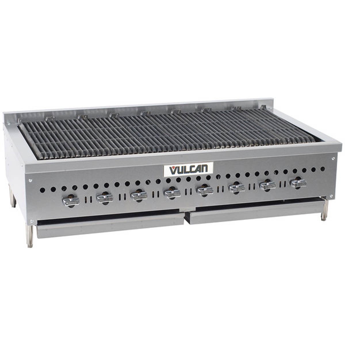 Vulcan VCCB47 46.75-Inch Commercial Gas Charbroiler — 8 Burners, Infinite Control