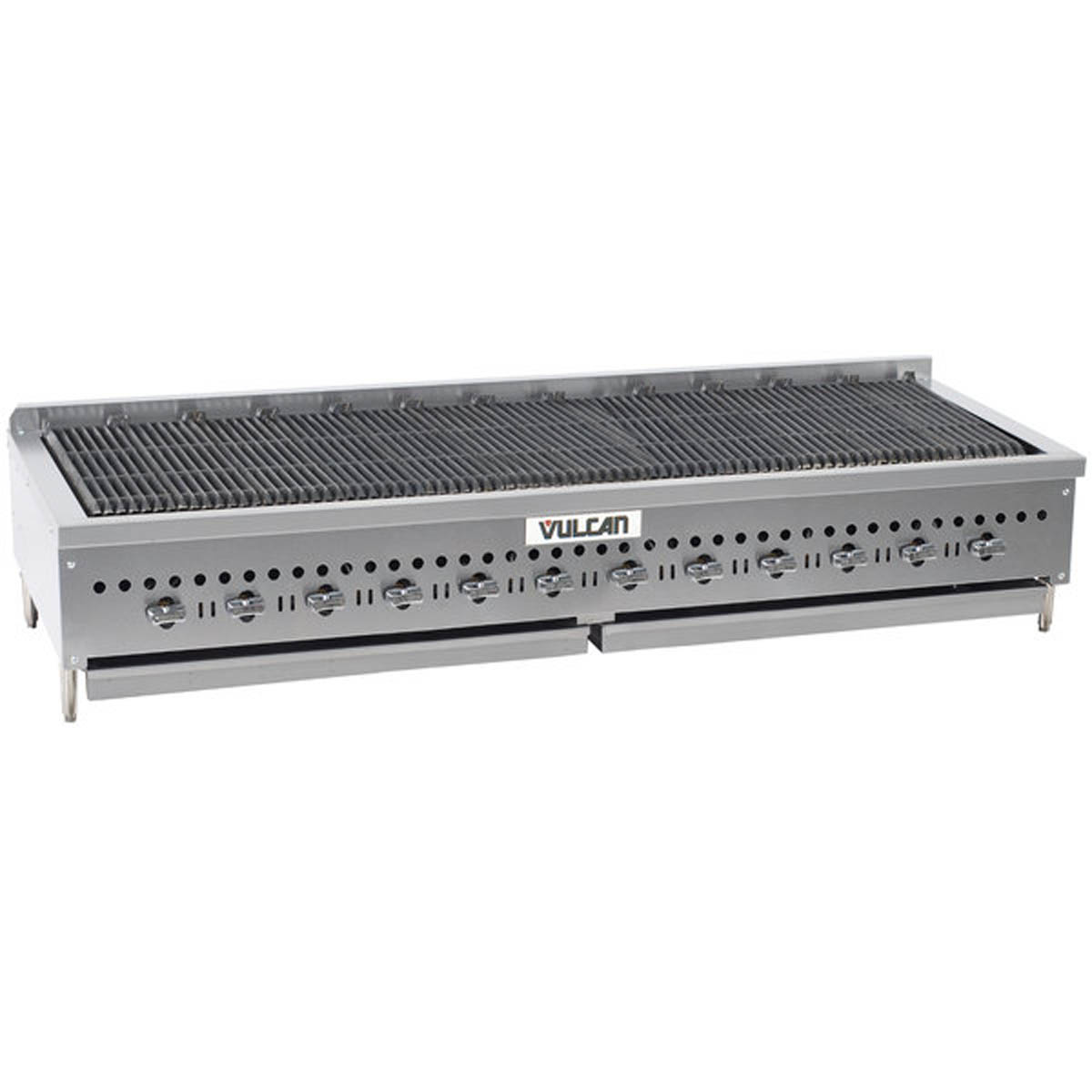 Vulcan VCCB72 72-Inch Commercial Gas Charbroiler — 13 Burners, Infinite Control