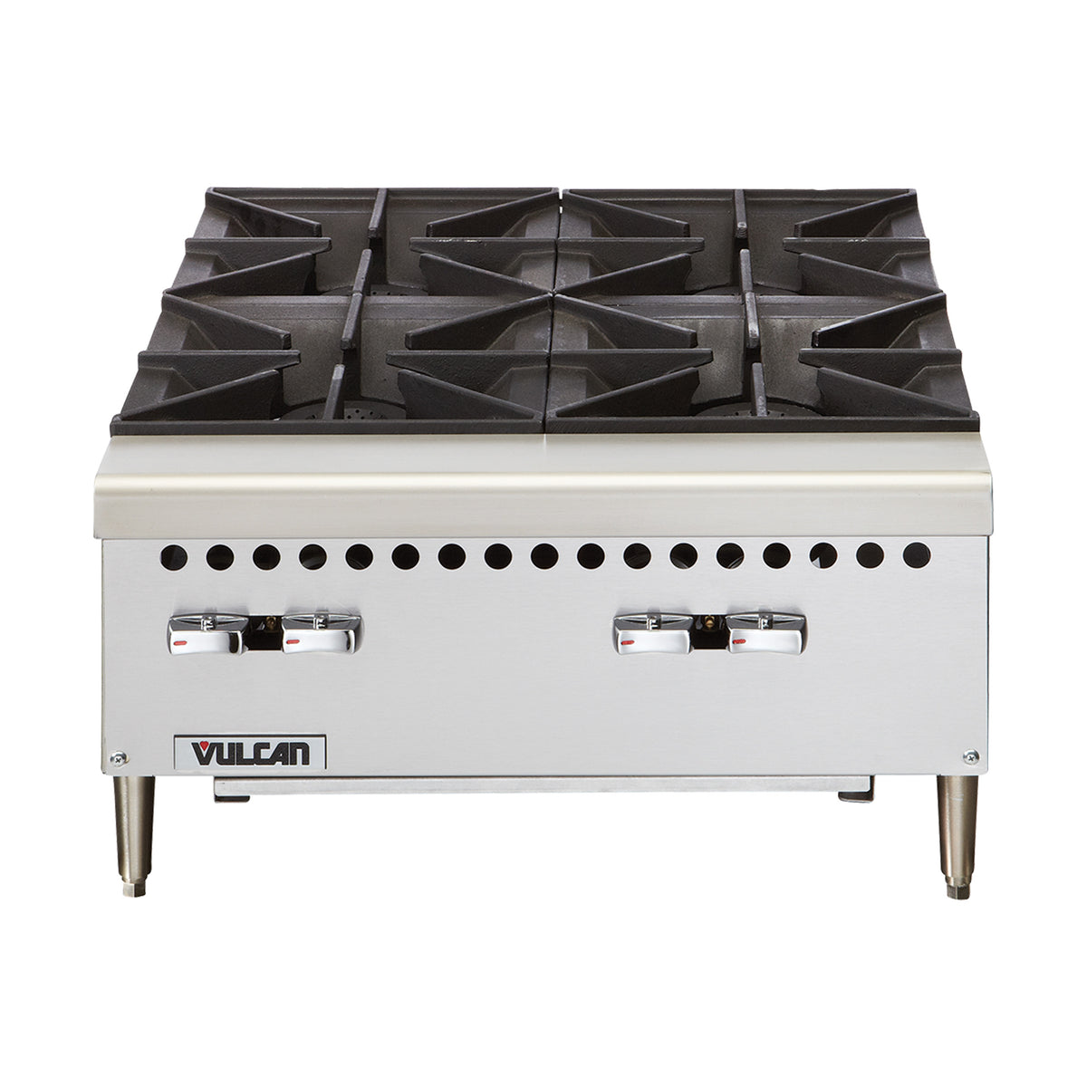Vulcan VCRH24 24-Inch Countertop Gas Hotplate — 4 Burners
