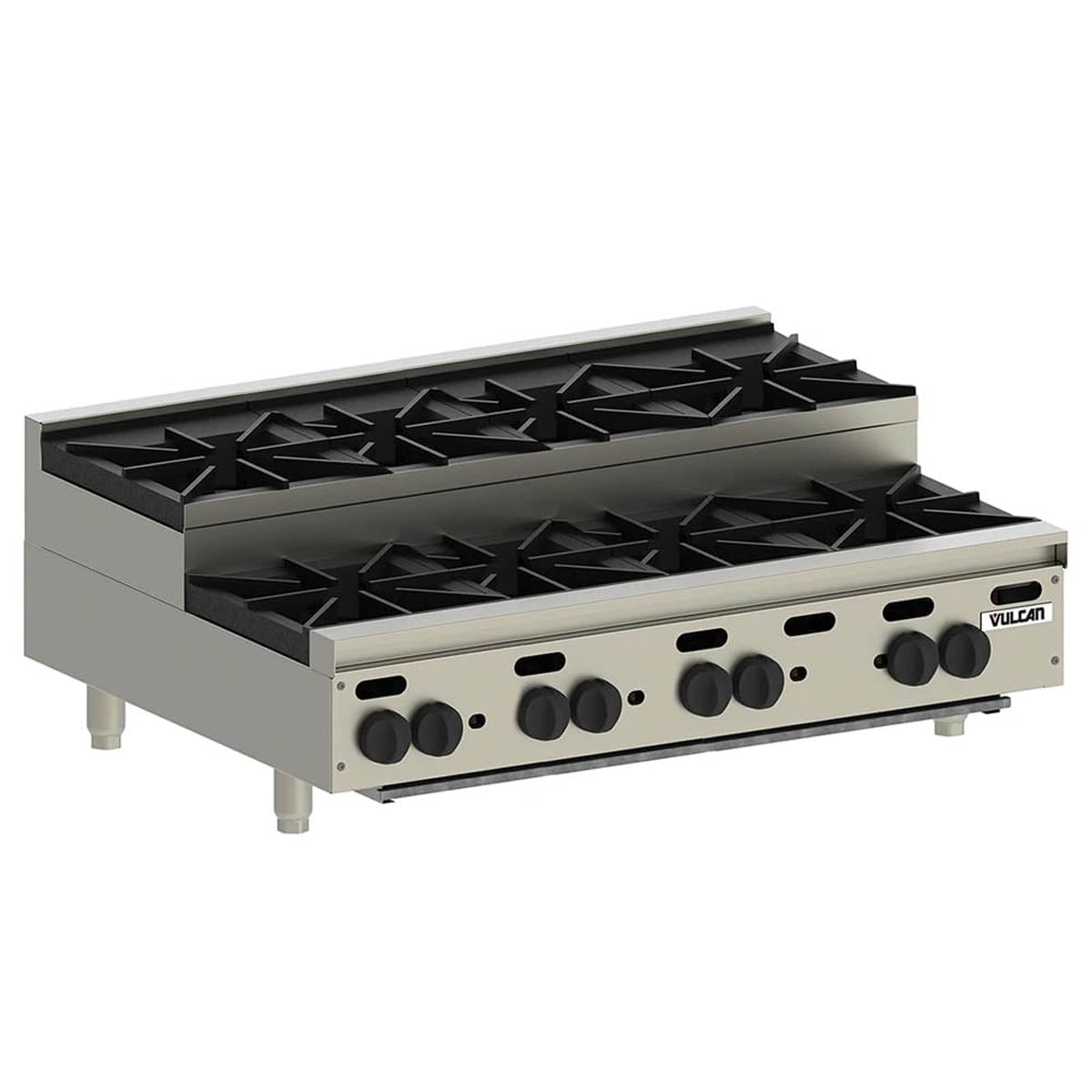 Vulcan VHP848U 48-Inch Countertop Gas Hotplate — 8 Burners
