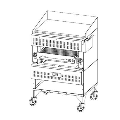 Vulcan VST3B 36-Inch Commercial Upright Broiler