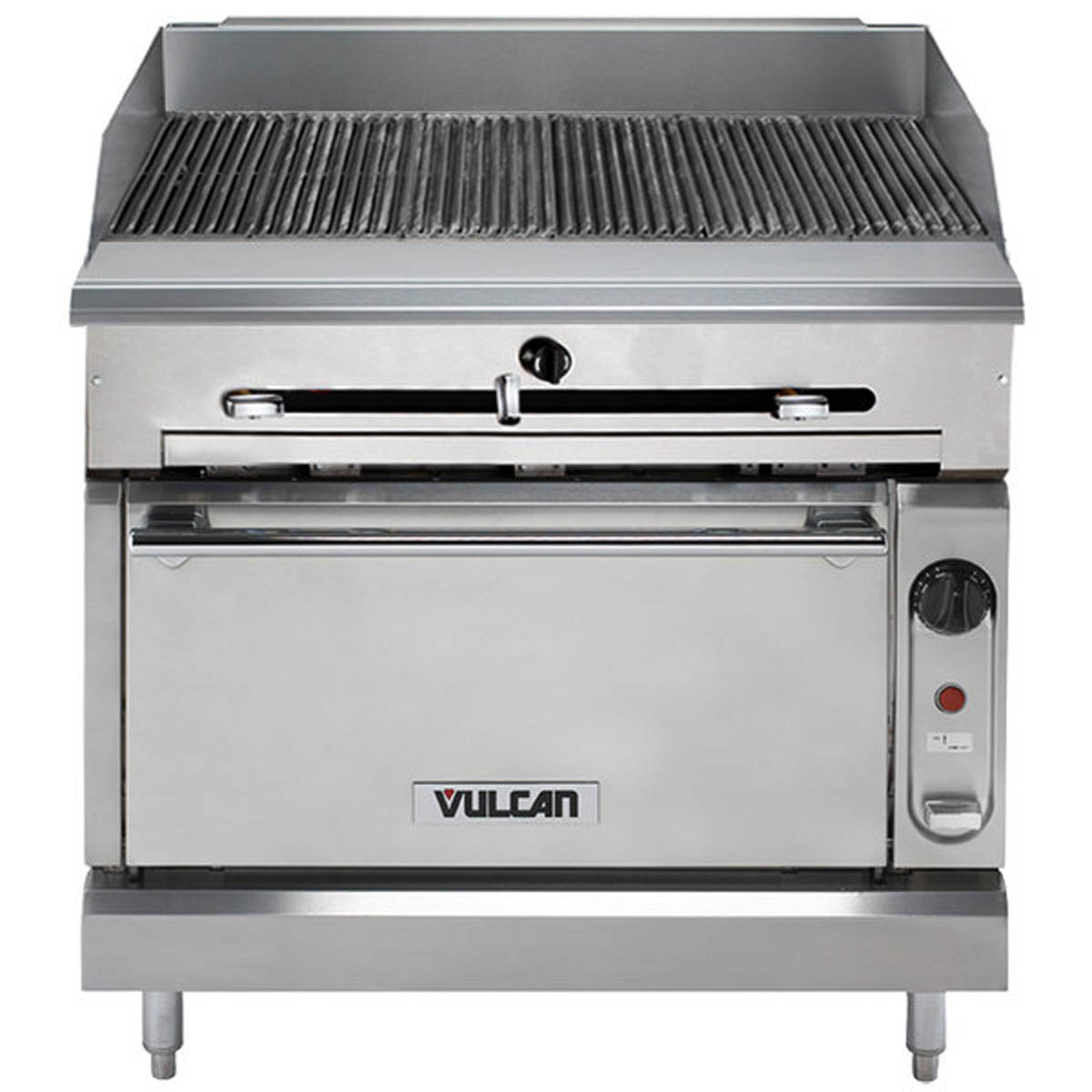 Vulcan VTC36S 36-Inch Commercial Gas Range — Standard Oven, Manual Control