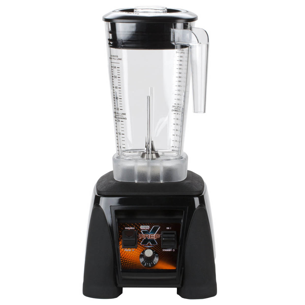 Waring MX1200XTX Xtreme blender with copolyester container, front view
